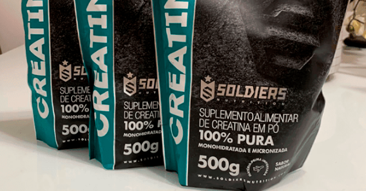 Creatina Soldiers 500g é boa