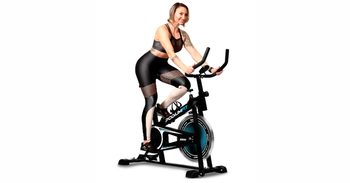 bicicleta ergométrica spinning podiumfit s200